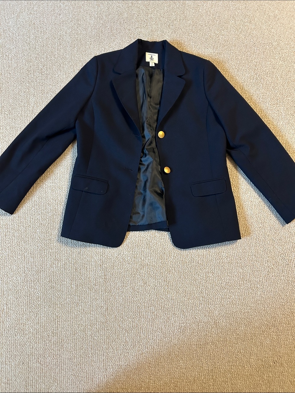 Lands End Girls School Uniform Blazer